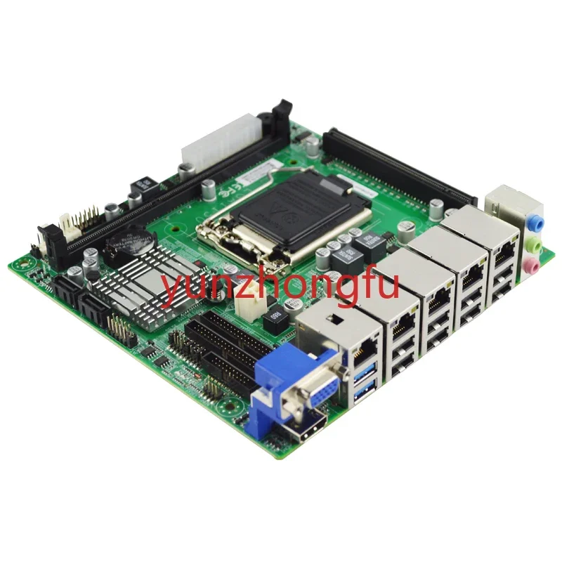 EITX-7560-01 industrial motherboard ddr3 H81 Intel 4th Gen  LGA1150 5*LAN 2*USB3.0 8*USB2.0 PCIE MINIPCIE