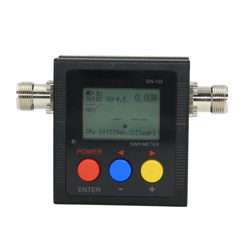 Digital display frequency meter standing wave meter sw-102 test antenna standing wave power tester standing wave meter m head