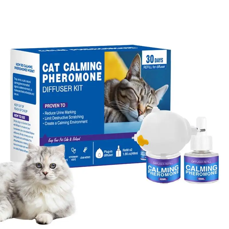 Cat Calming Pheromone Diffuser Kit 2