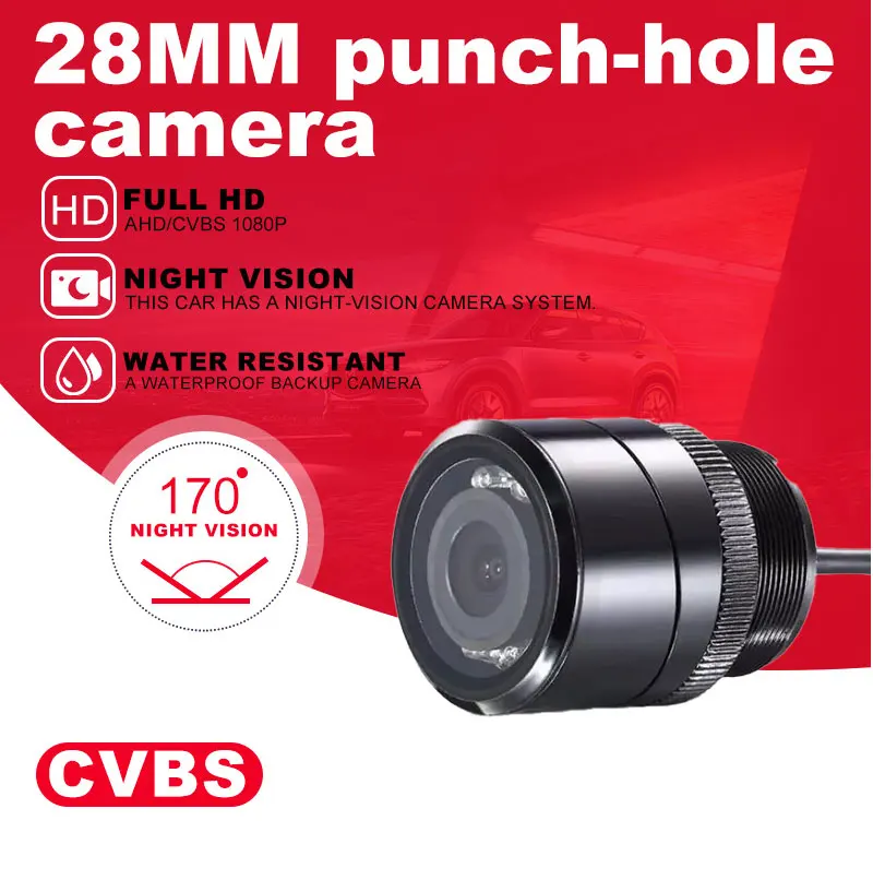 28mm Wasserdichte CCD-Bohrlochkamera PAL NTSC Auto-Switch IR Nachtsicht Auto-Rückfahrkamera – Detail 6