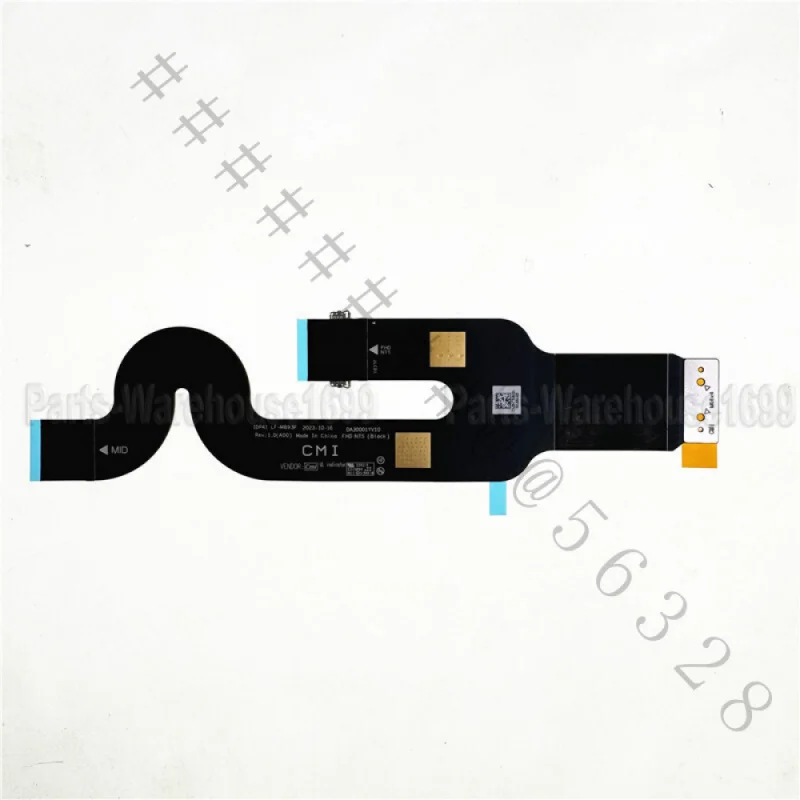 New 08H7T8 8H7T8 LF-M893P IDP41 FHD eDP LCD Flex Cable Non-Touch For Dell XPS 14 9440 Laptop Display Ribbon Video Cable Replacem
