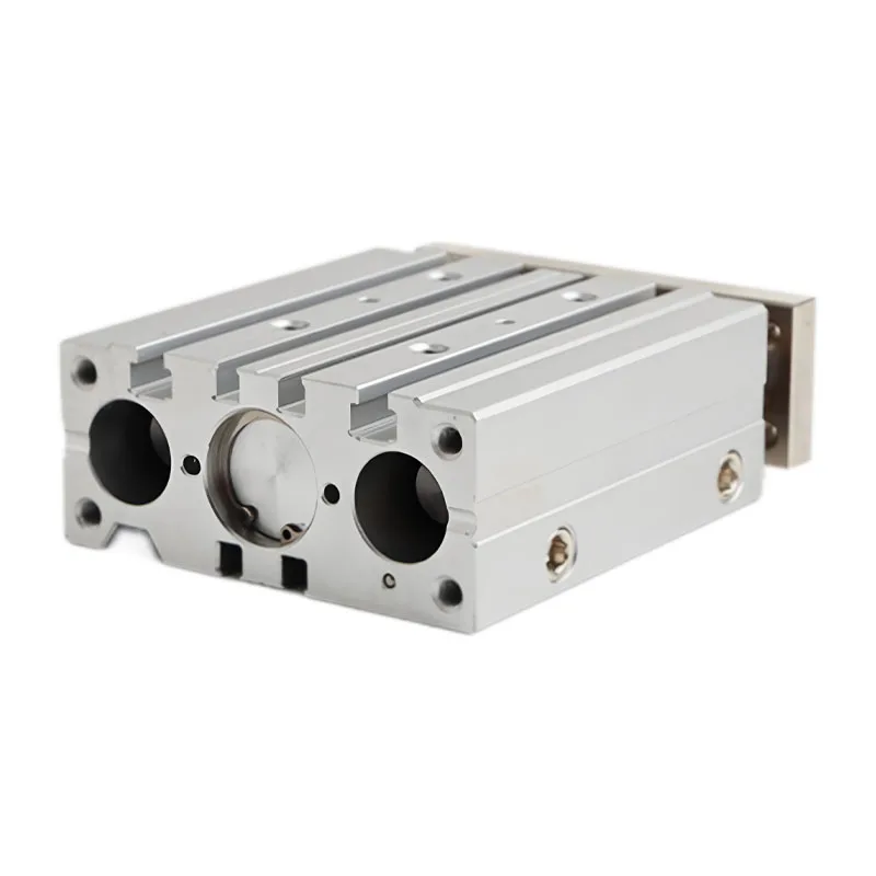 TCM 12/16/20/25/32/40/50/63 Tri-rod Cylinder Stroke 5-400mm Three Axes Three Rods Guided Pneumatic Cylinder Double Acting 5