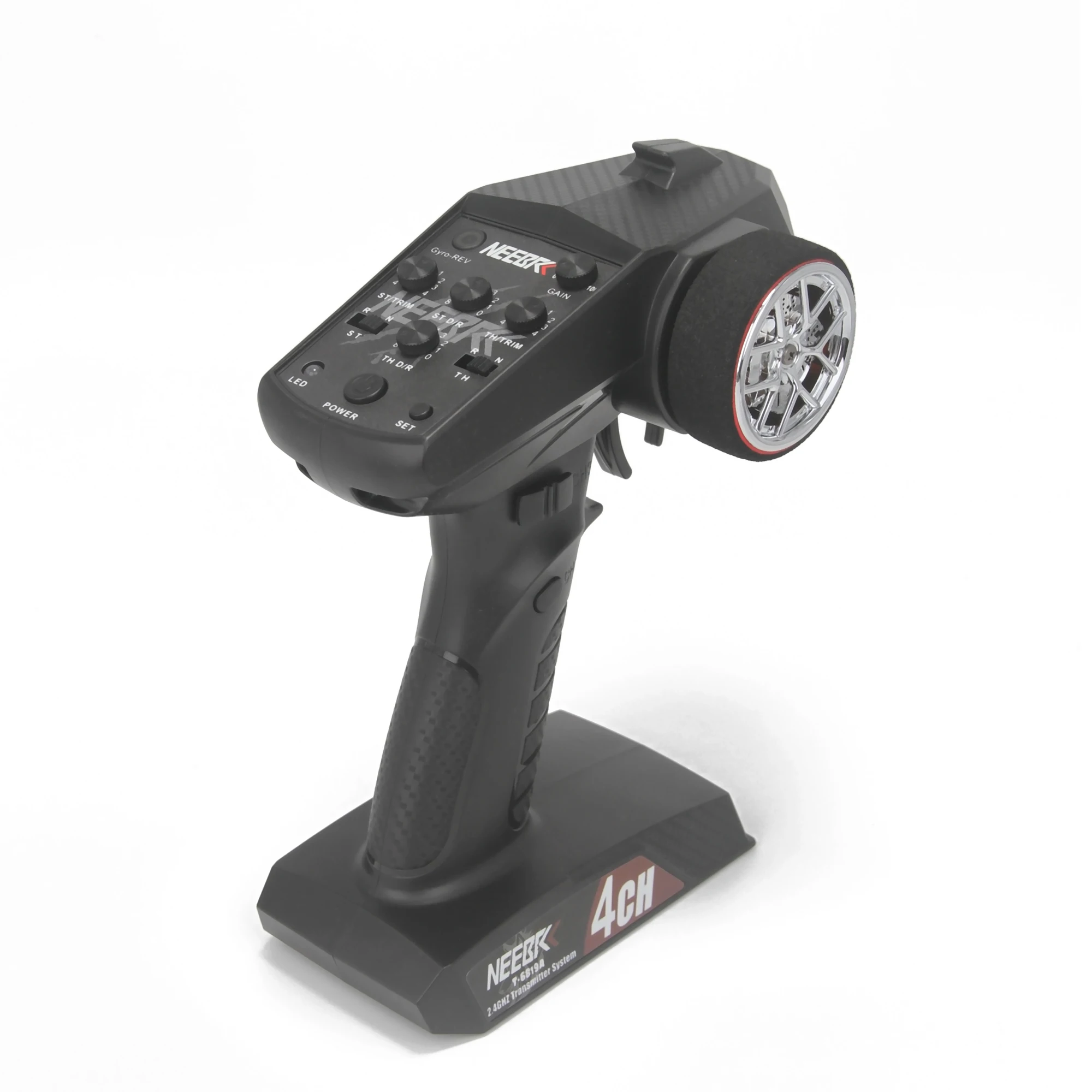 NEEBRC 4CH 2.4G Remote Controller Transmitter Digital Radio System Light Control Metal Gyro Receiver for RC Car Boat Toy Part