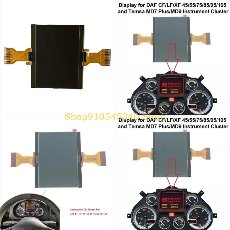 

U2JA LCD Dashboard Precisions ЖКД -экрана прозрачный дисплей для транспортных средств DAF XF 45