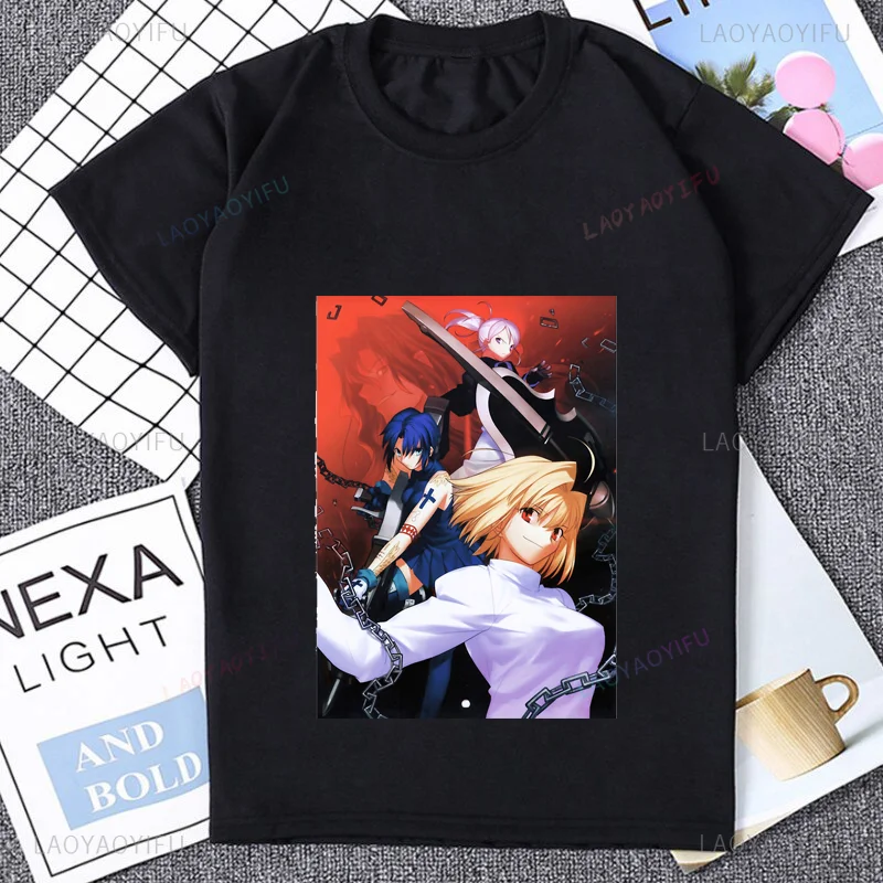 Type-Moon Tsukihime Arcueid Brunestud Japanese Anime Aesthetic Tshirt Fate FGO Fans Kawaii T-shirt Streetwear Harajuku Tees