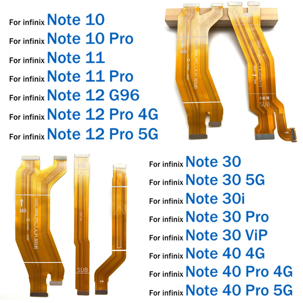 Main Board Motherboard Connector Mainboard Flex Cable For infinix Note 10 11 12 30 30i 40 Pro G96 VIP 4G 5G X693 X663 X697 X695