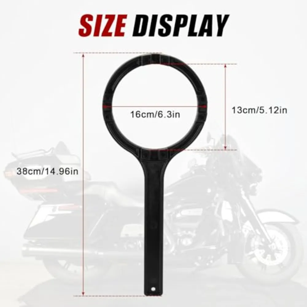 HD-48646 Motorcycle Fuel Pump Retainer Lock Ring Tool for Harley Touring Electra Street Road Tri Glide FLHT FLHX FLTR 2008-Up