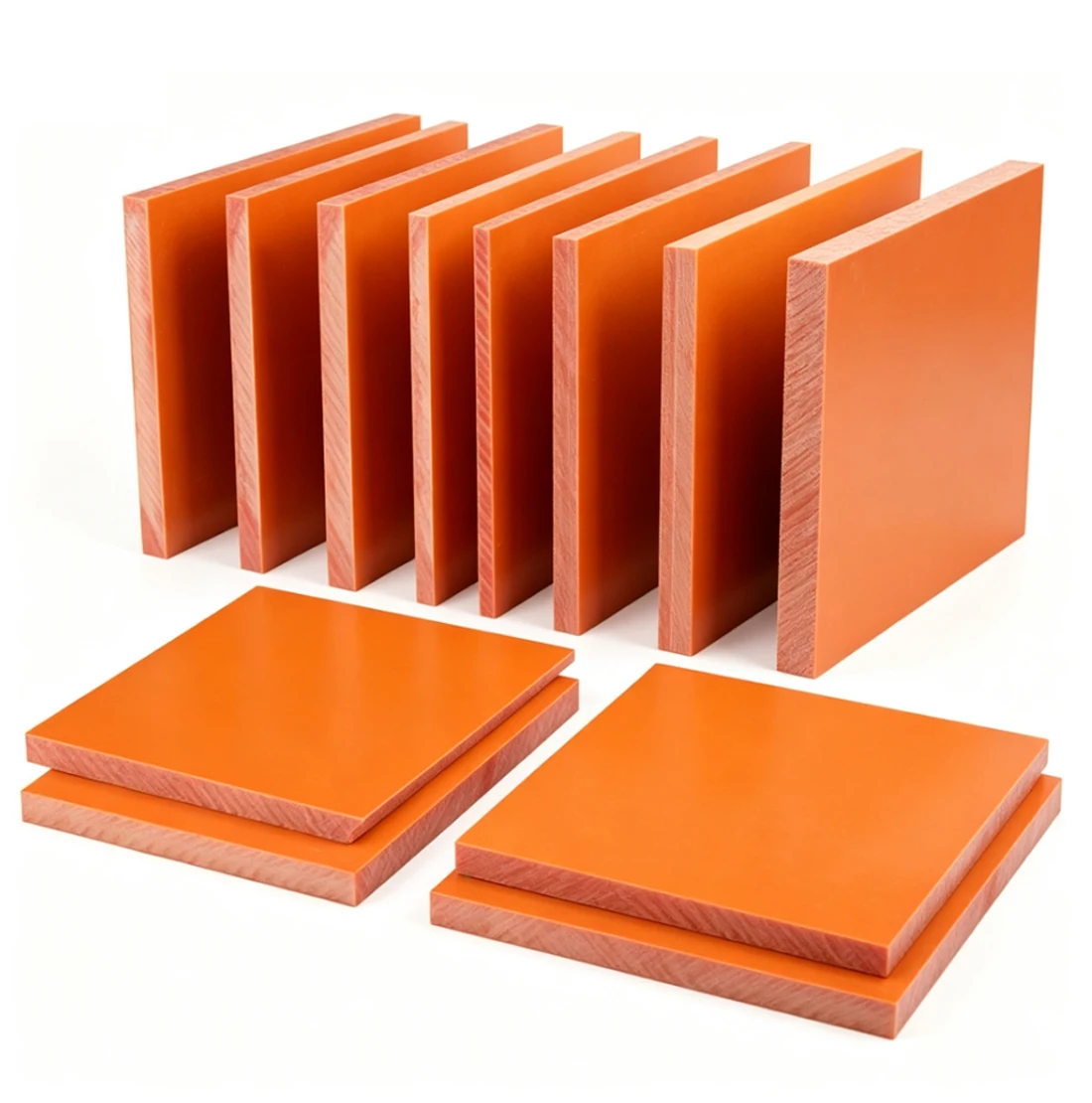 Orange Red Bakelite Plate Insulation Phenolic Resin Board Bakelite Sheets Insulation and high temperature resistance 1mm-50mm
