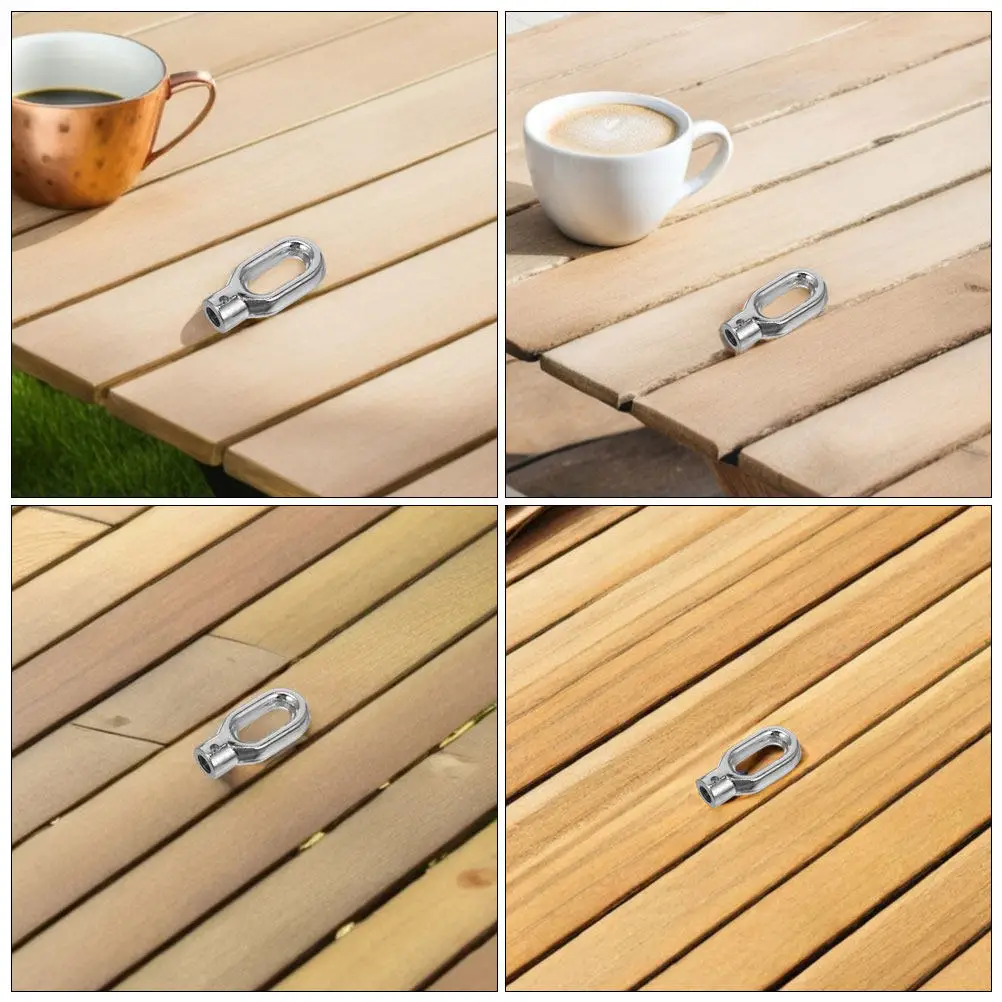 2Pcs Multi Function Awning Rail Ring Hooks Smooth Finish Heavy Duty for Camper Awning Replacement Parts Rv Camping Shade Hook