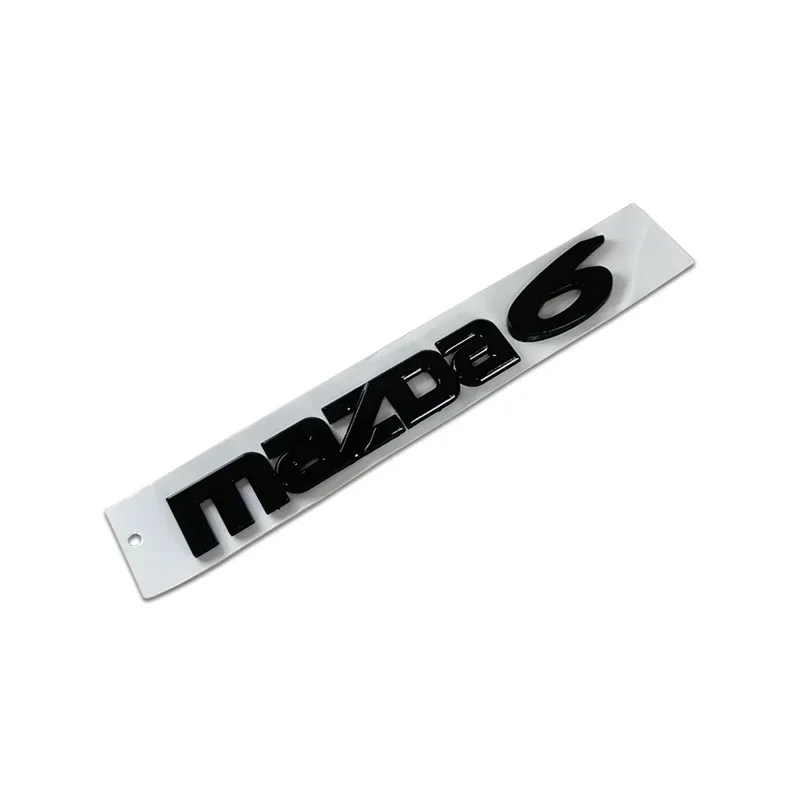 ملصقات بلاستيكية لجسم السيارة لشعار الصندوق الأمامي والخلفي ، ملصق عجلة القيادة لمازدا 6 ، مازدا 6 ، ديكور إعادة تجديد الشارات