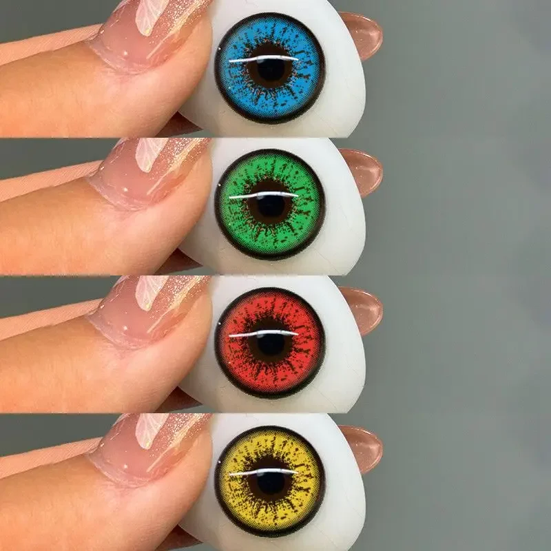 JeweLens Cosplay Corlor Kontaktlinsen Anime Farbige Schüler 12 Monate 1 Paar