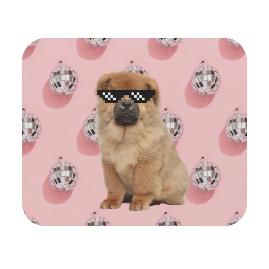 Alfombrilla de ratón retro Disco Chow Chow