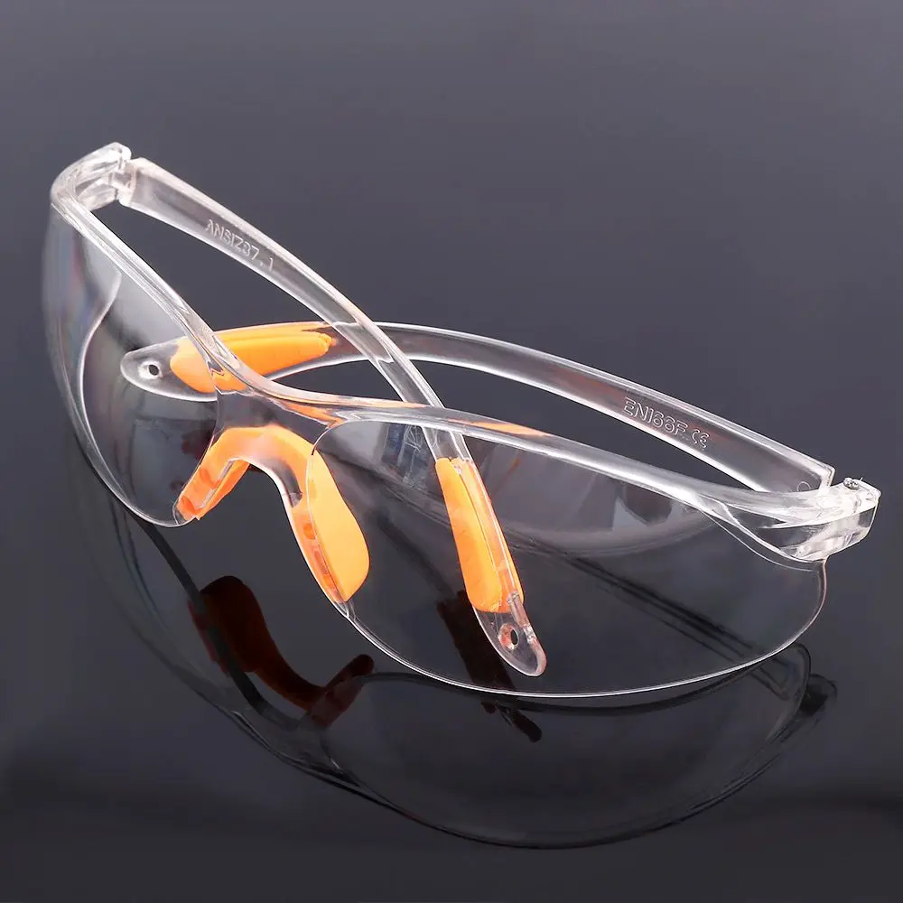 

Clear Factory Lab Glasses Outdoor Work Eye Protective Safety Goggles