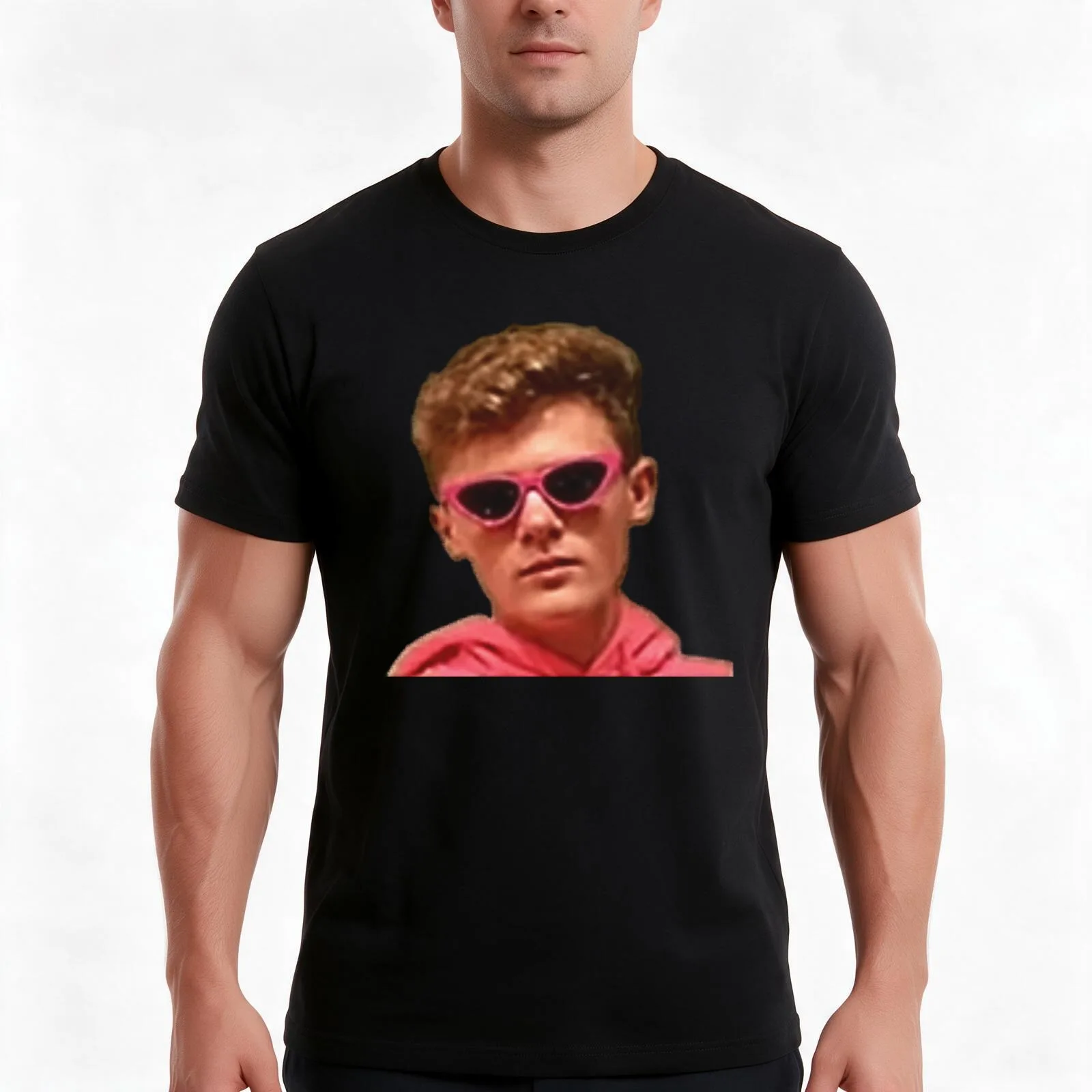Ryan Trahan T-Shirt, Summer Casual Cotton Tee, Oversized Streetwear Tops, Vintage Graphic Print, Loose Fit Short Sleeve