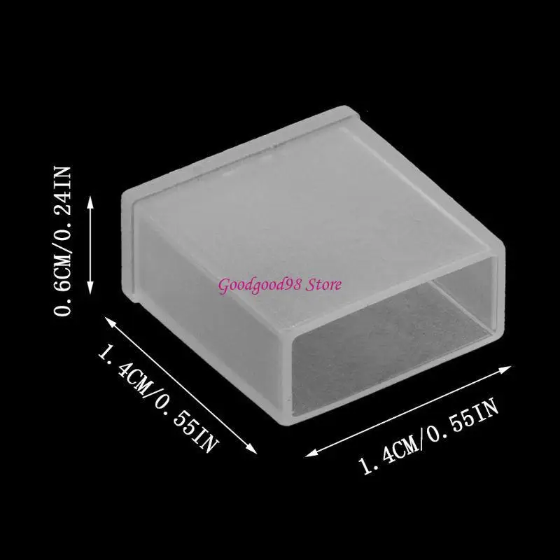 Tapa del protector enchufe polvo práctico y útil para cable carga USB2.0