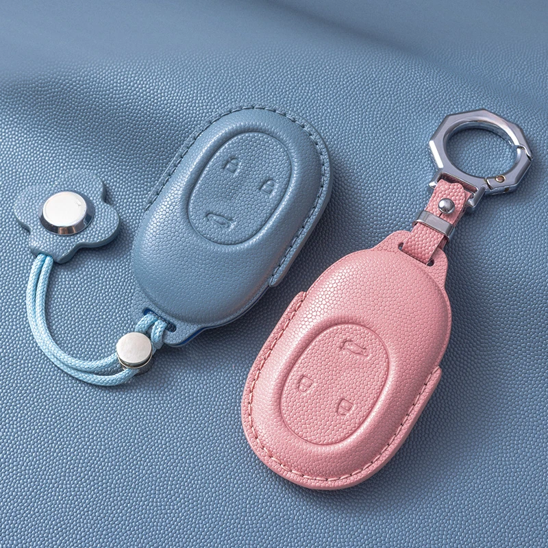 

Suitable for NIO ET5 ES8 Leather Car Remote Key Case Cover Anti Scratch and Wear-resistant Multiple Colors To Choose From