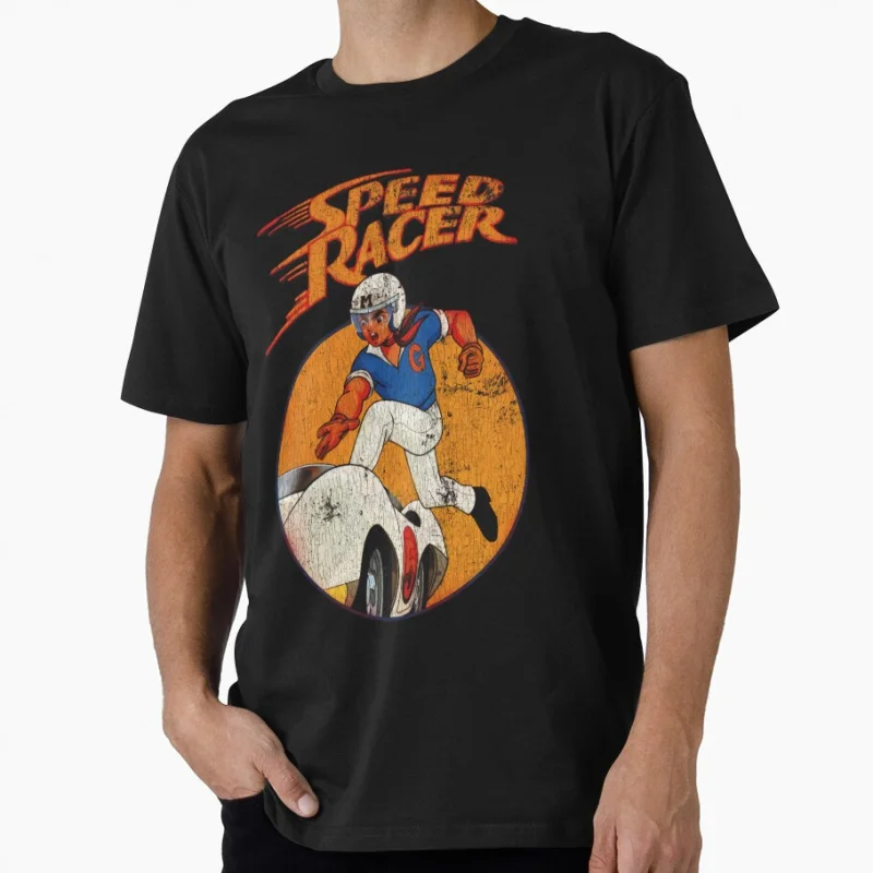 

1208 Go Speed Raceer Go Go Vintage Anime Gift t shirt Mach 5 print Graphic Tee Y2K clothes All size S-6XL Cartoon Tops