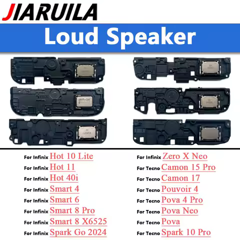 Loud Speaker Buzzer Ringer For Tecno / For Infinix Hot 10 Lite 11 40i Smart 8 10 Pro Spark Go Zero X Neo Camon 15 7 Pro Pova Neo