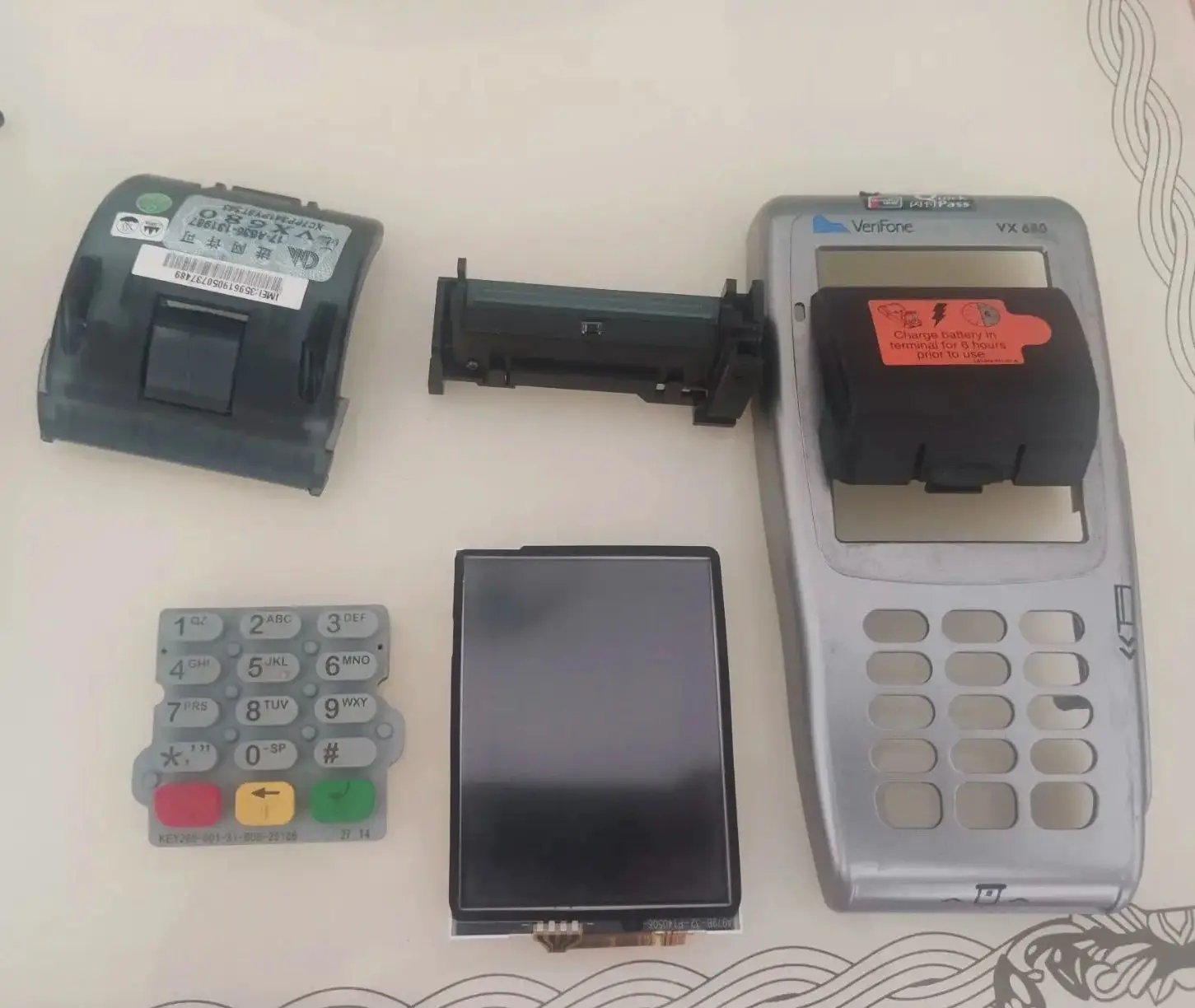 English Keyboard for Verifone Vx680 Pos  Payment Terminal Pos System Keypad POS Spare Parts Pos Accessories