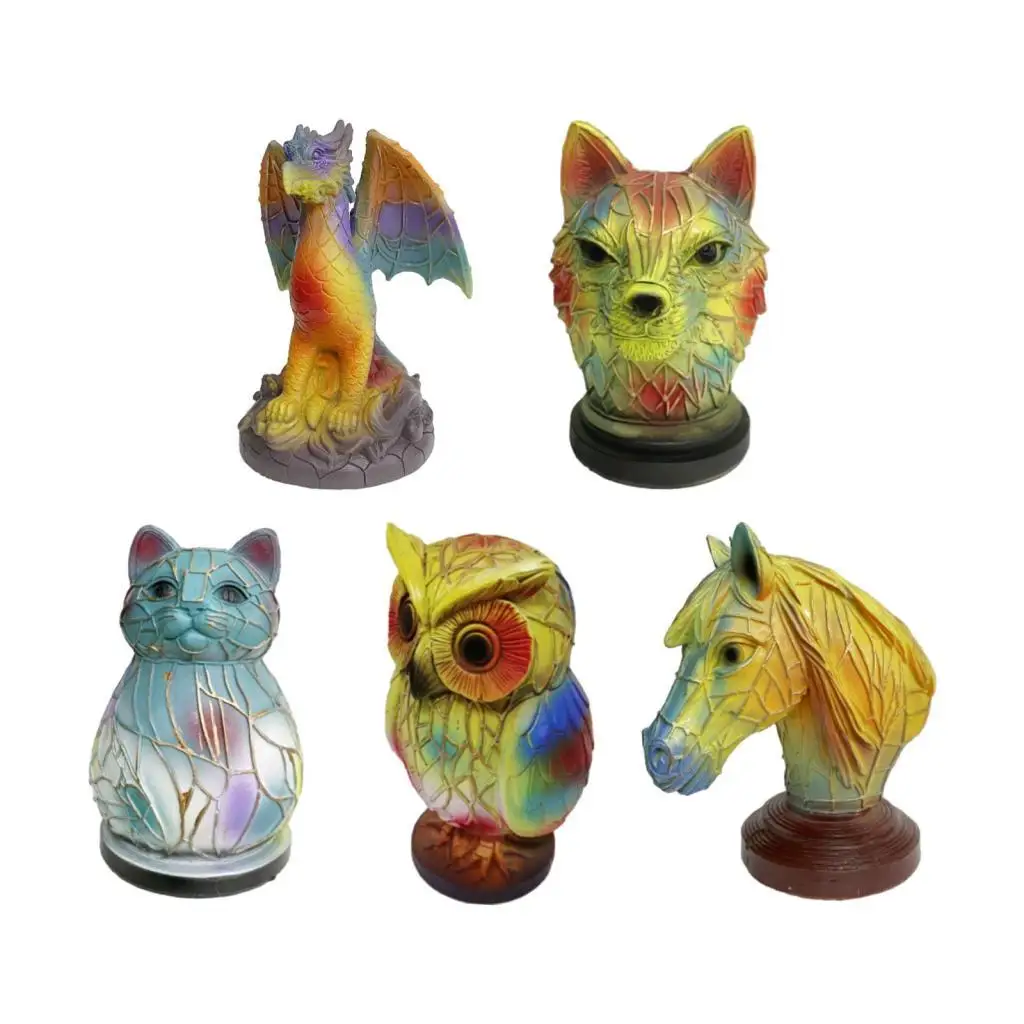 Animal Lamp Antique Lamp Bedside Lamp Night Light for Library Bedroom Office