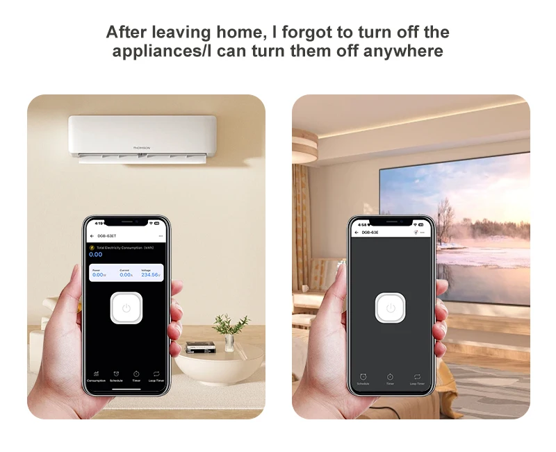 DIY GO Ewelink MCB Smart Home Schutz 1P+N 220V WLAN Smart Schalter Energiezähler kWh-Messung Leistungsschalter Timer Relais – Detail 7