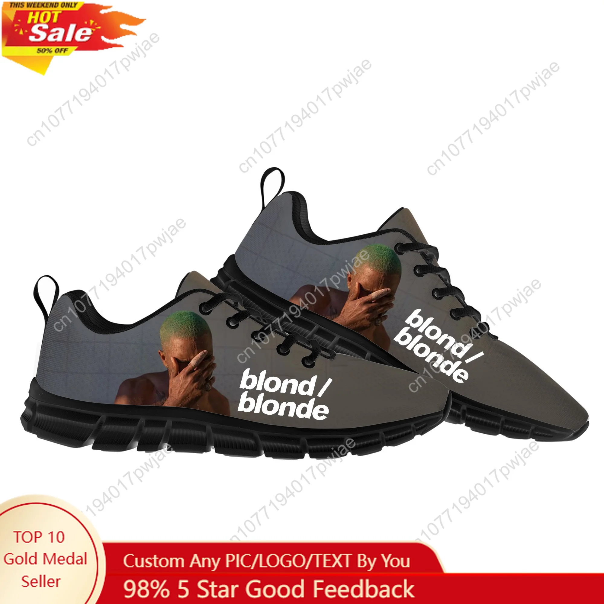 

F-Frank O-Ocean Hip hop Singer Sports Shoes Mens Womens Teenager Sneakers Lightweight Casual Hiking Sneaker Custom Built Shoe