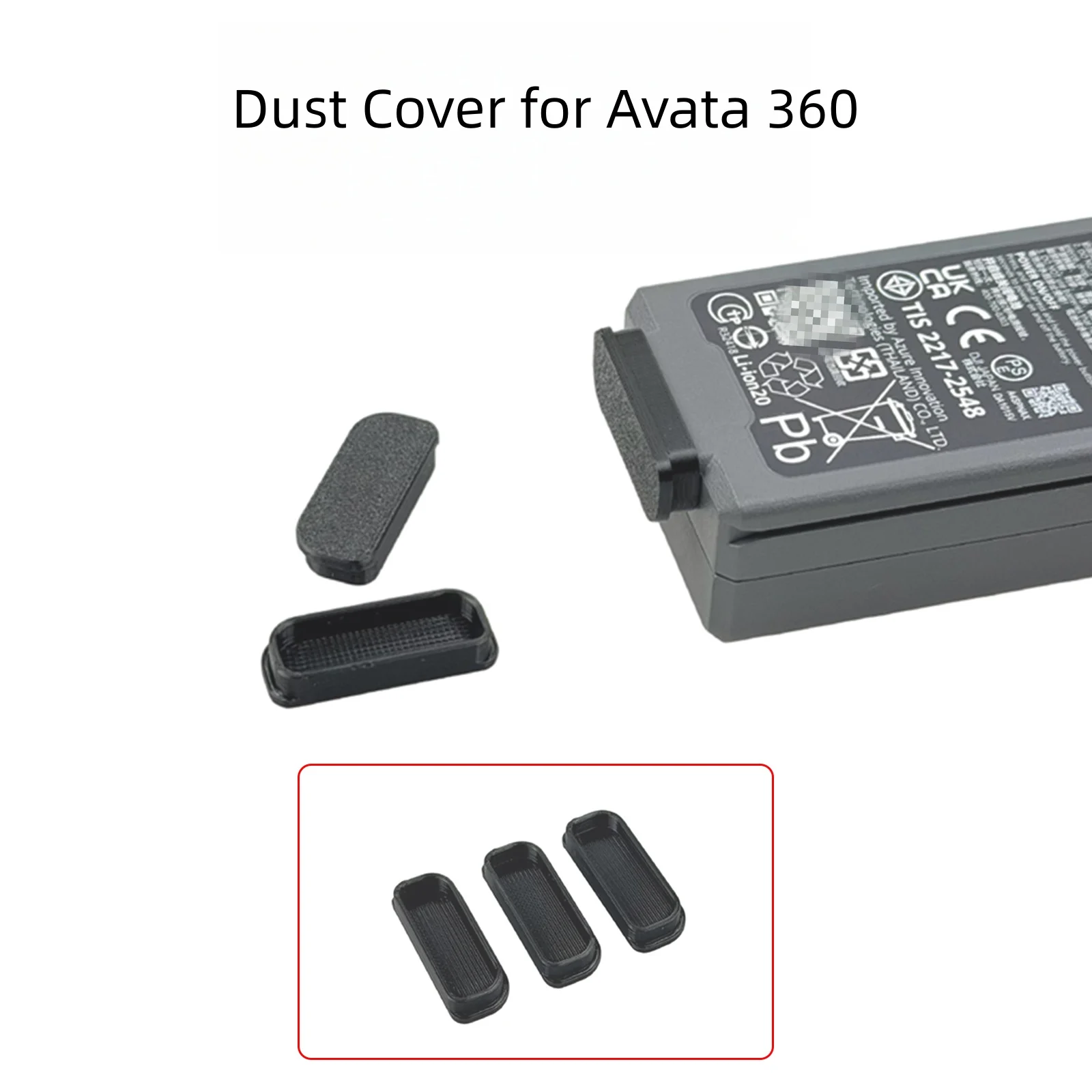 

Suitable for DJIAVATA 360 Battery Port Protective Cover Dust Plug – Prevents Short Circuits Moisture and Oxidation