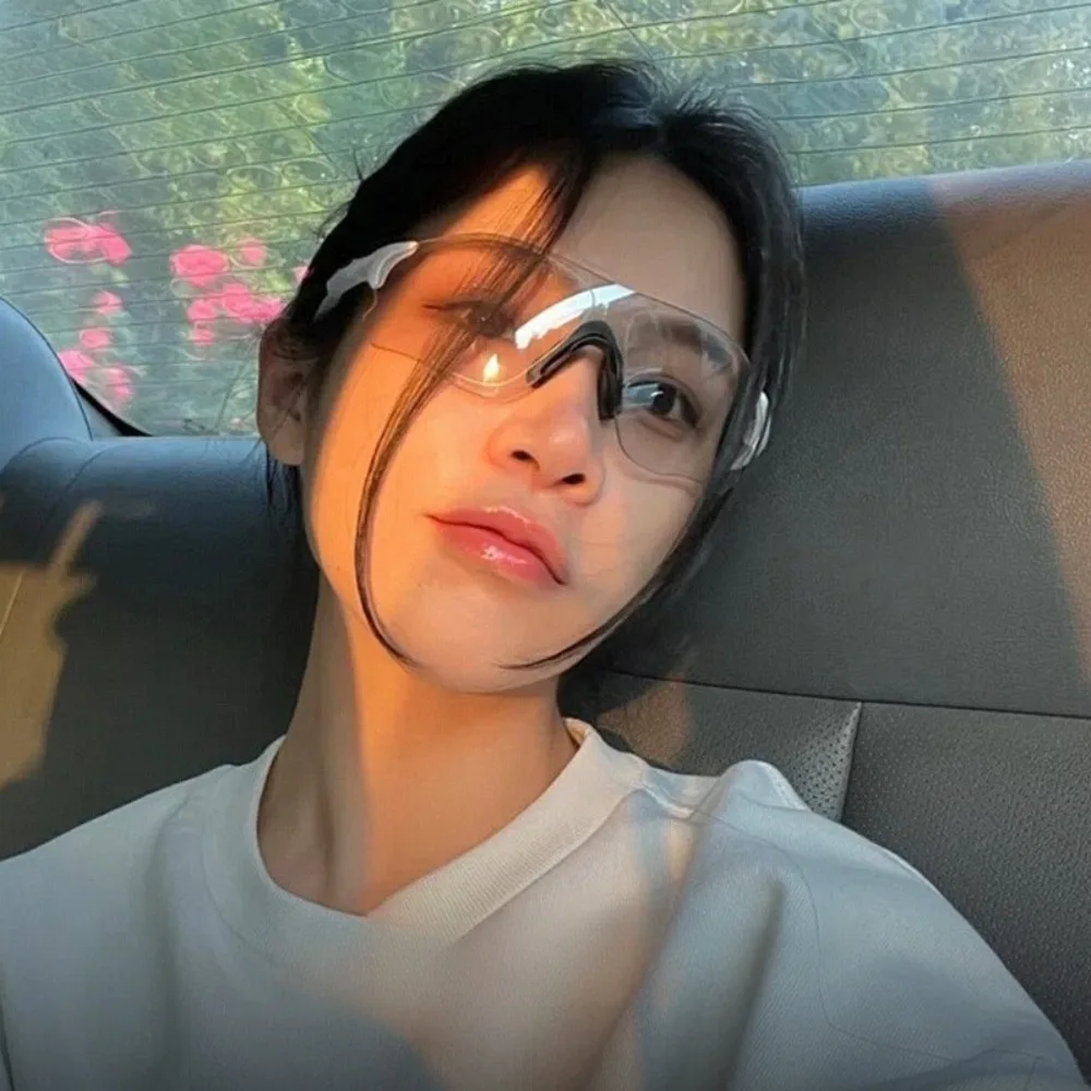 

High Quality Ultra-light Frameless Color-changing Cycling Glasses Bicycle Mountaineering Windproof Goggles Women'S Sunglasses