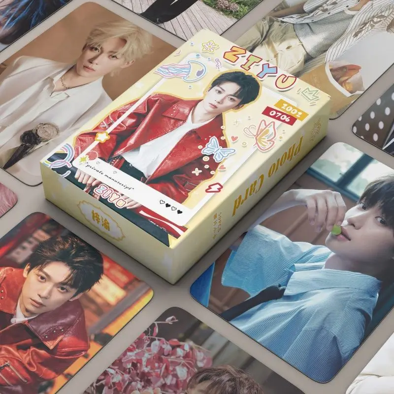 50PCS Zi Yu & Tian Xuning Holographic LOMO Cards, Revenged Love Drama CP Shiny Laser Photo Collectible Fans Gift