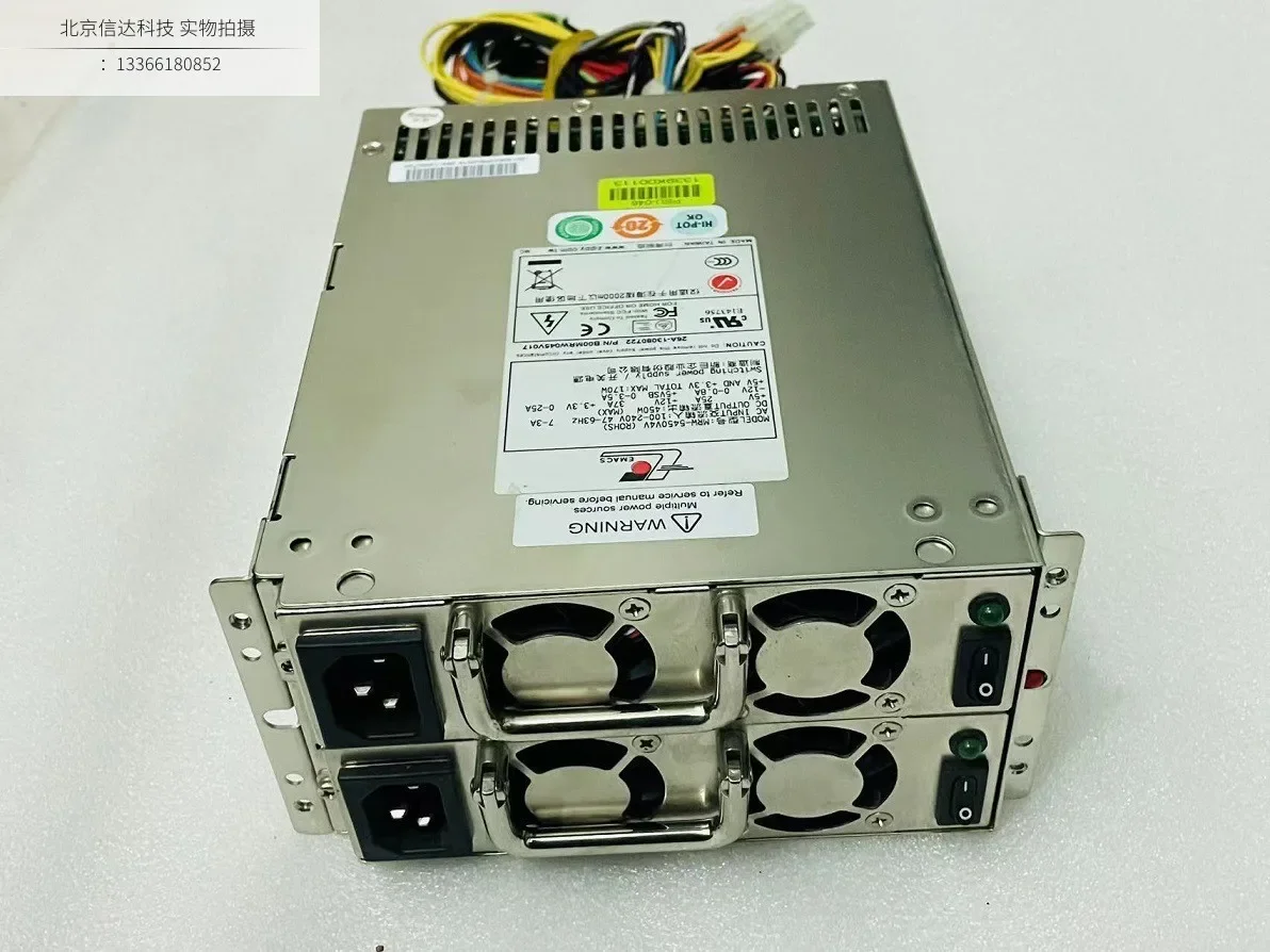 EMACS Zippy MRW-5450V4V MRW-3450V-R ROHS Server Power Supply 1+1 POWER