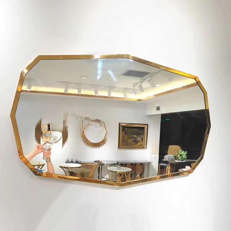 Furniture European decorative makeup mirror decorative wall smart wall mirror bathroom salon mirror