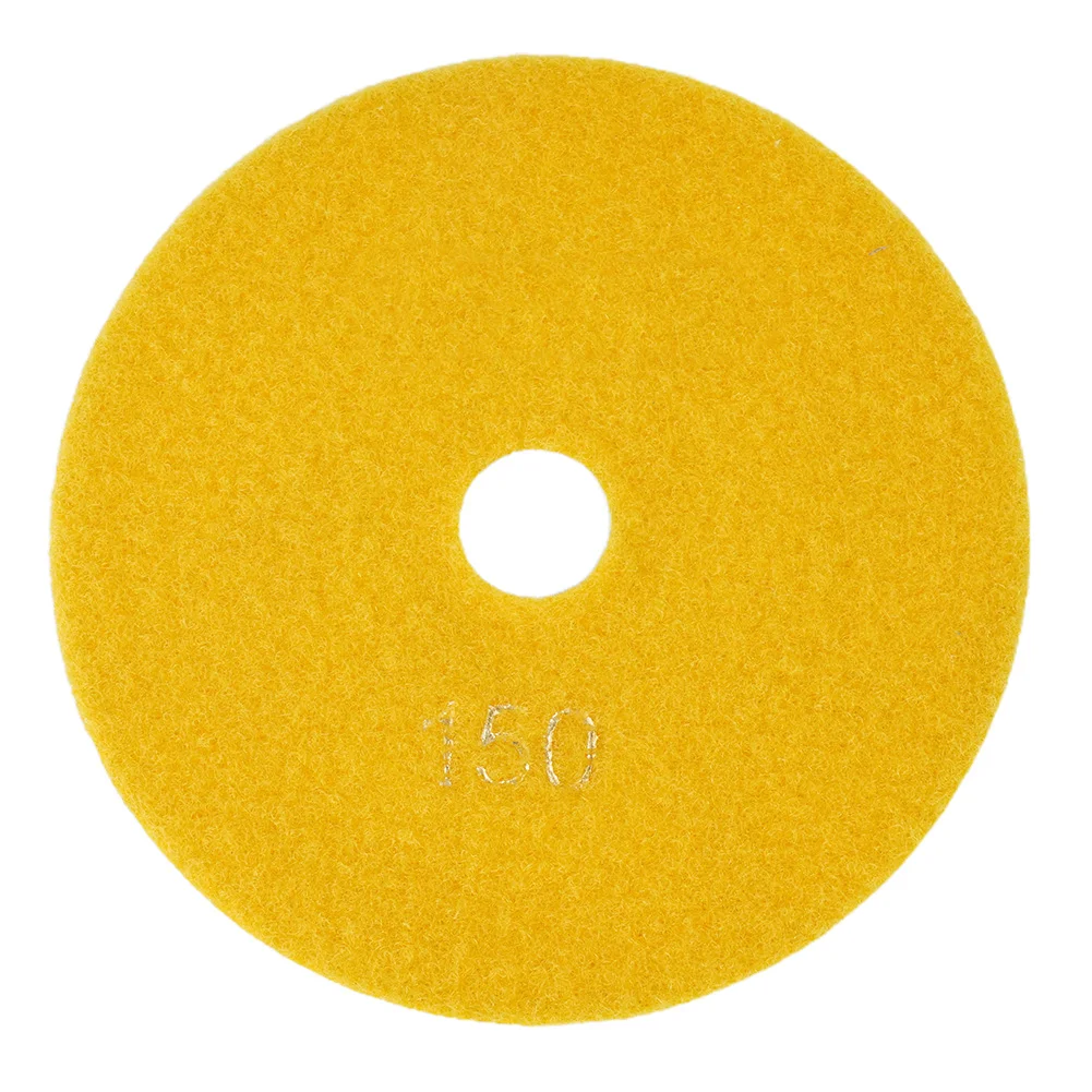 5 Inch 125mm Dry/Wet Diamond Polishing Pads Flexible Grinding Discs For Granite Diamond Water Grinding Disc Power Tools Access