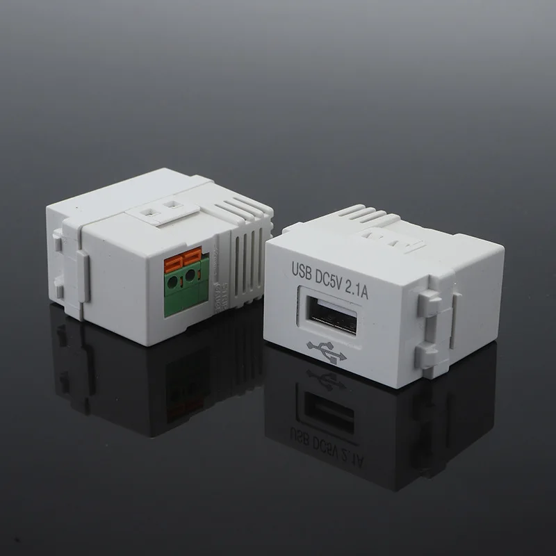 

Mobile Phone Charging Panel USB Power Module 220V Socket 5V Transformer 2.1A USB Charging Power Socket Switching Adapter
