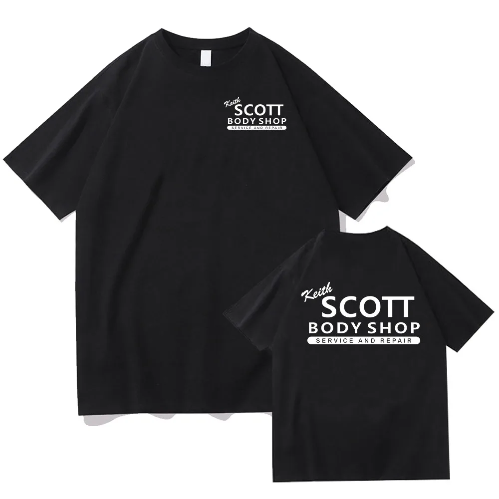 

Футболки Kpop Keith Scott Body Shop Scott TREE HILL RAVENS, летняя женская и мужская футболка для мальчиков и девочек, повседневная футболка с коротким рукавом