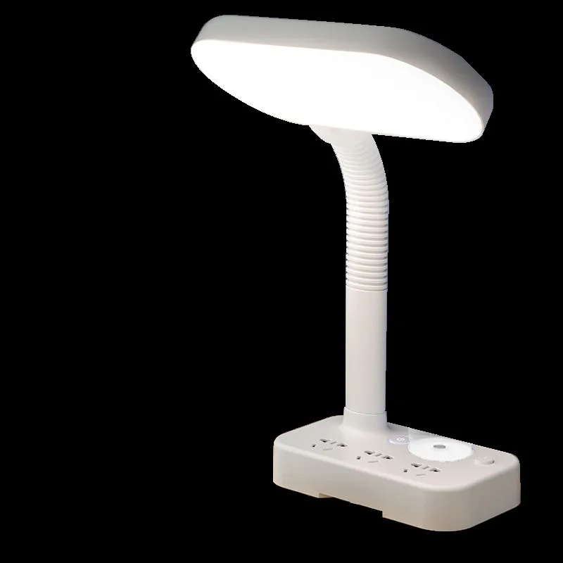 German Design Eye-Caring Desk Lamp - Adjustable Study Light with Plug-In Dormitory Bedside Lamp for Students