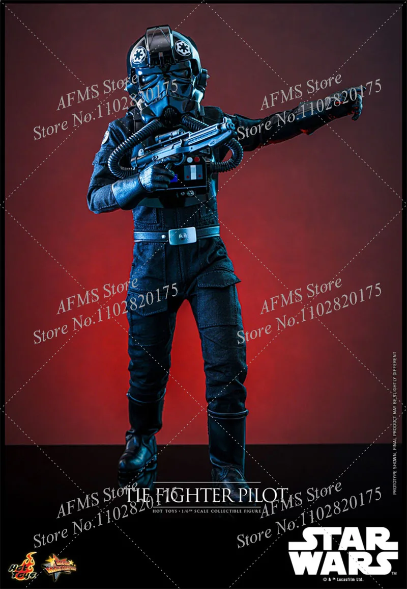 

Коллекционная фигурка HOTTOYS MMS798 в масштабе 1/6: Пилот истребителя TIE из Star Wars 4, полный комплект, 12-дюймовая фигурка солдата, игрушка-модель