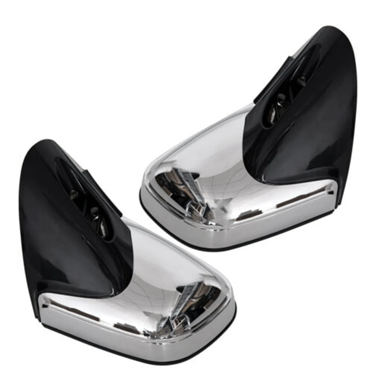 

Black & Chrome Motorcycle Rearview Side Mirrors Fits for- K1200 K1200LT K1200M 1999-2008