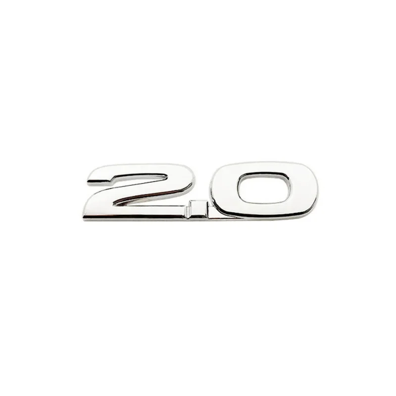 3D Metal 2.0 2.5 Logo Letters Car Fender Emblem Trunk Badge For Mazda 3 GT 5 6 626 Axela CX5 CX7 MX5 2.0 2.5 Sticker Accessories