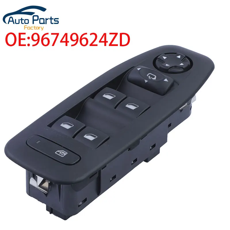 

New Front Left Power Window Master Switch For Peugeot 208 2008 2013-2018 96749624ZD