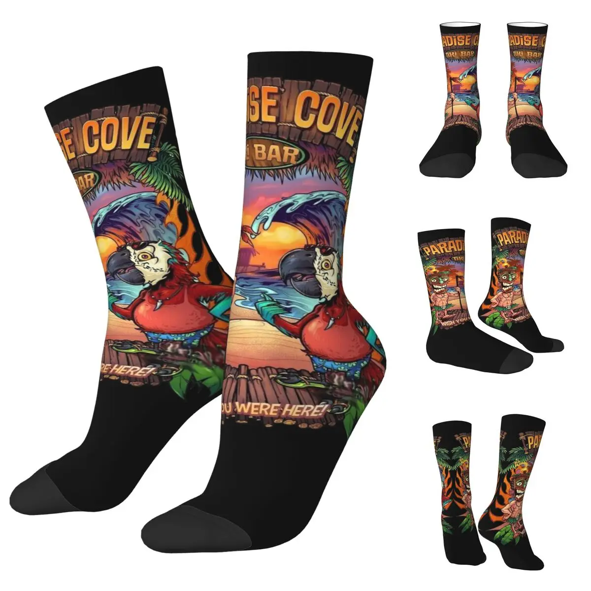 

Trader Sam Tiki Bar Trader Sams Men and Women printing Socks,lovely Applicable throughout the year Dressing Gift