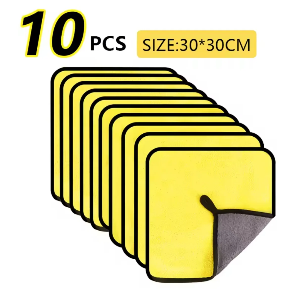 3-30PCS Auto Nano Ultra Fiber Doek Handdoek Microfiber Autowashanddoek Coral Fleece Handdoek Car Care Schone Doek voor Car Home Living