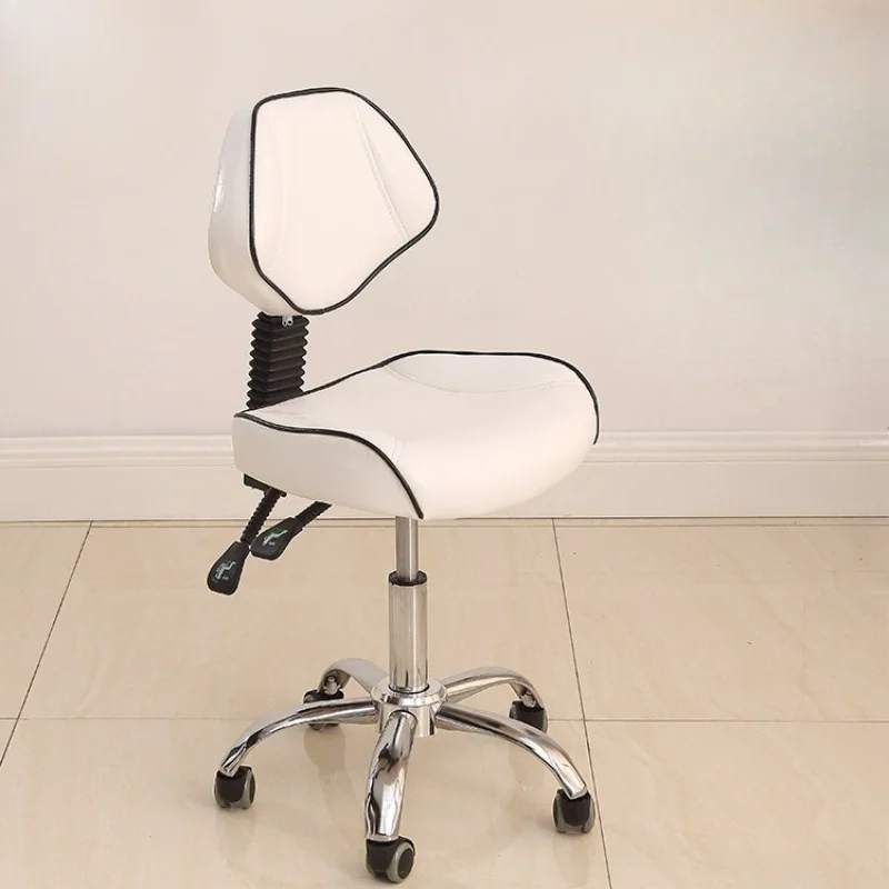

Professional Hydraulic Beauty Salon Stool Adjustable Height Leather Tattoo Chair Swivel Stylist Stool Home Round PU Salon Seat