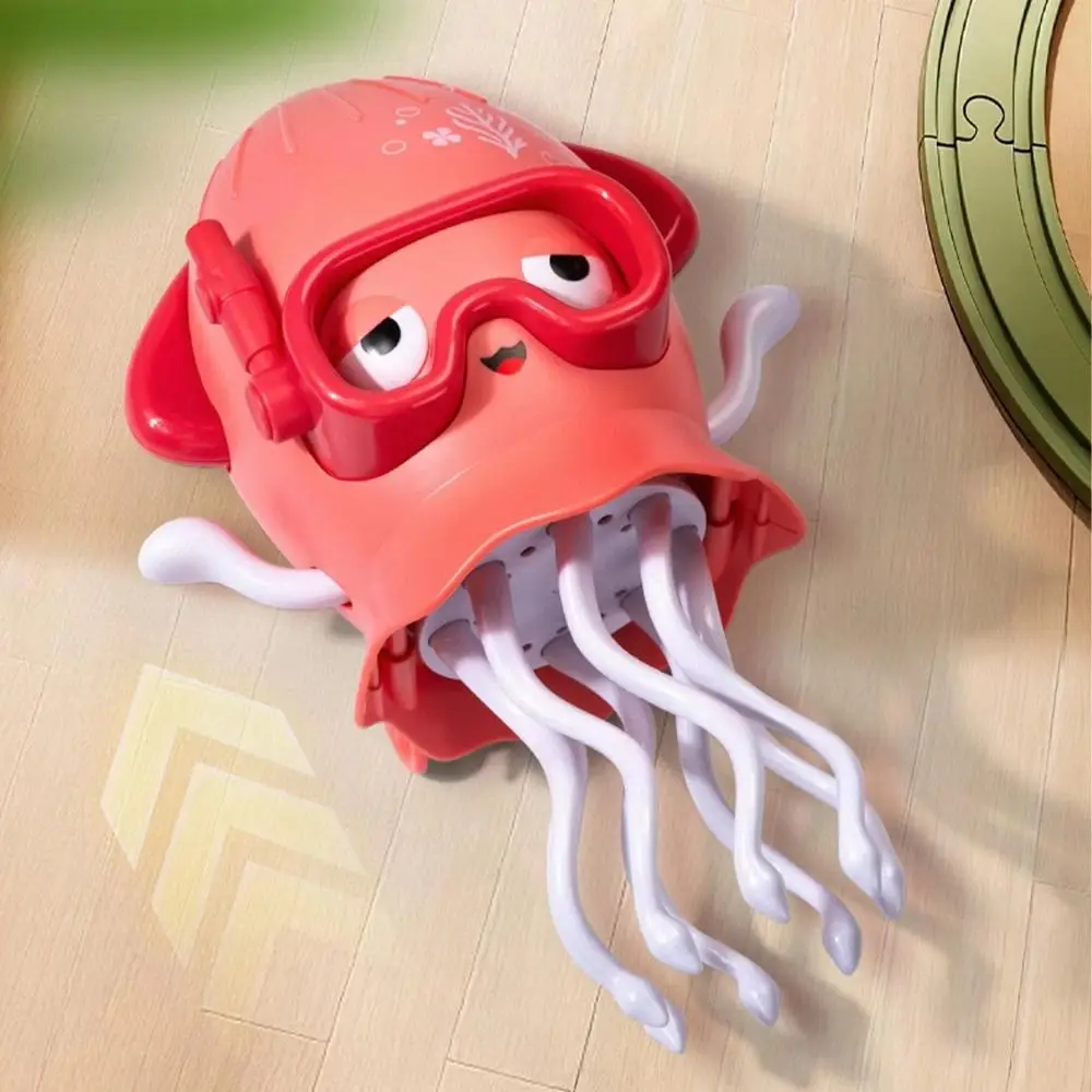 Plastic Electric Dancing Octopus Toy Interactive Swinging Crawling Interactive Octopus Toy Movable Craft Decor