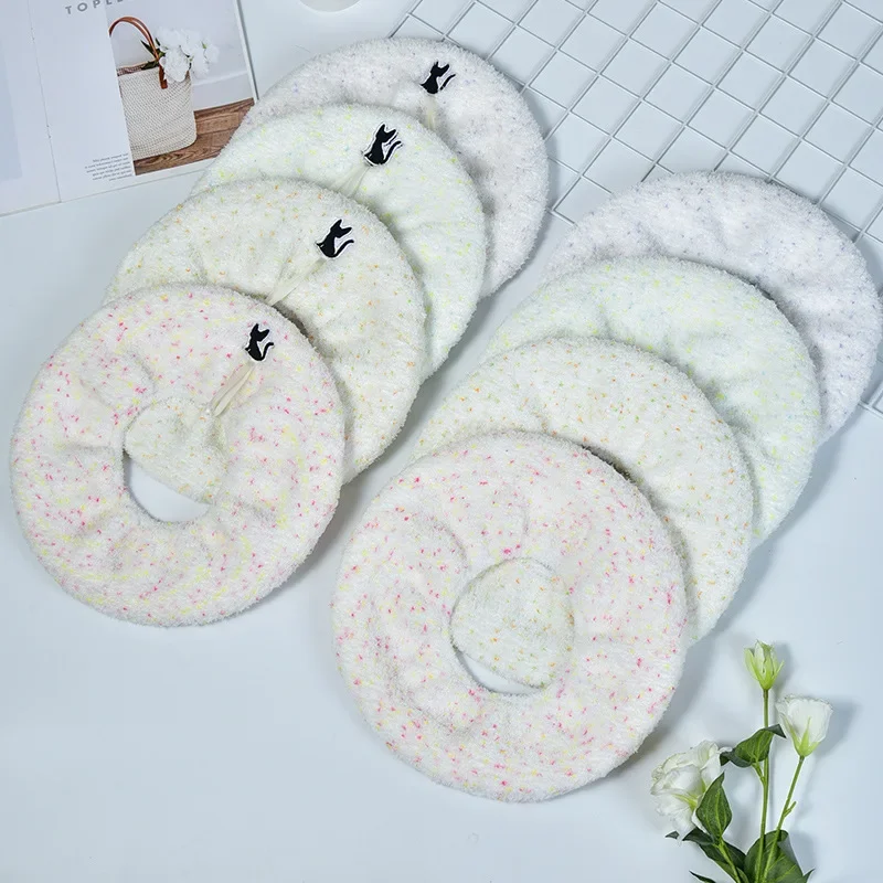 Winter Warm Toilet Seat Cover Mat Bathroom Toilet Pad Cushion with Handle Thicker Soft Washable Closestool Warmer Accessories