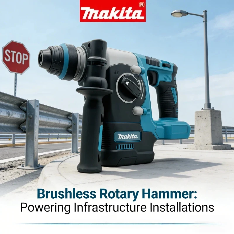 Makita 273 Brushless SDS-Plus Rotary Hammer Drill 2.8J Impact Energy 3 Mode Safety Clutch For Concrete Drilling&Home Renovation