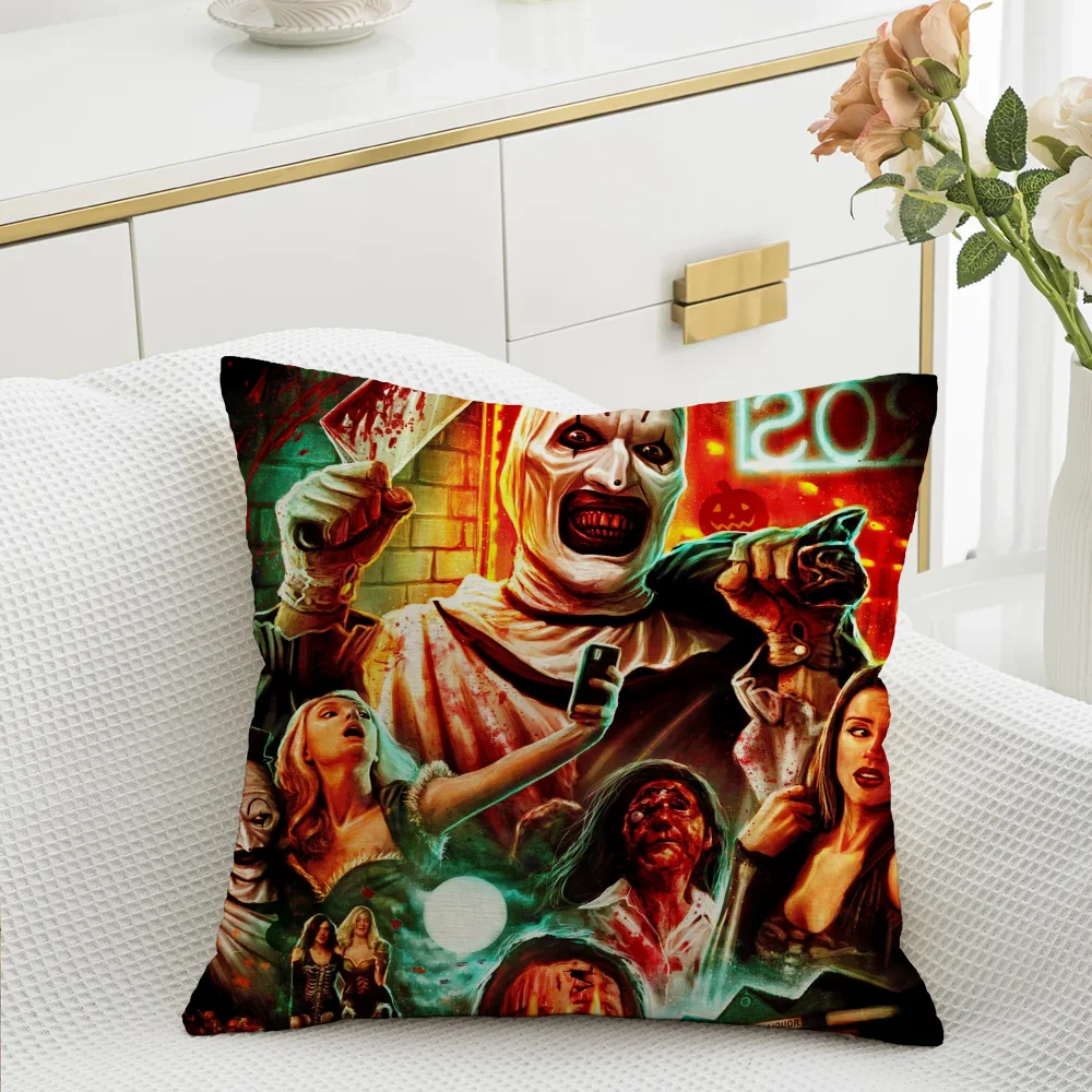 Terrifier Decorative Pillow Covers for Sofa Cushion Cover 45x45 Cushions Covers Ornamental Pillows Home Decoration Living Room