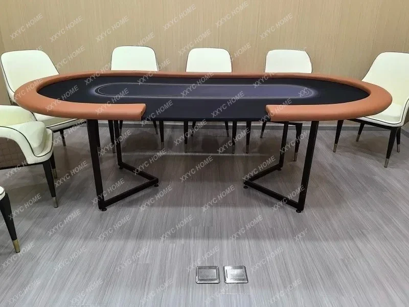 

A Texas Poker Poker Table De Pu Chess Room Suit Poker Table with Chair Card Table with Cover