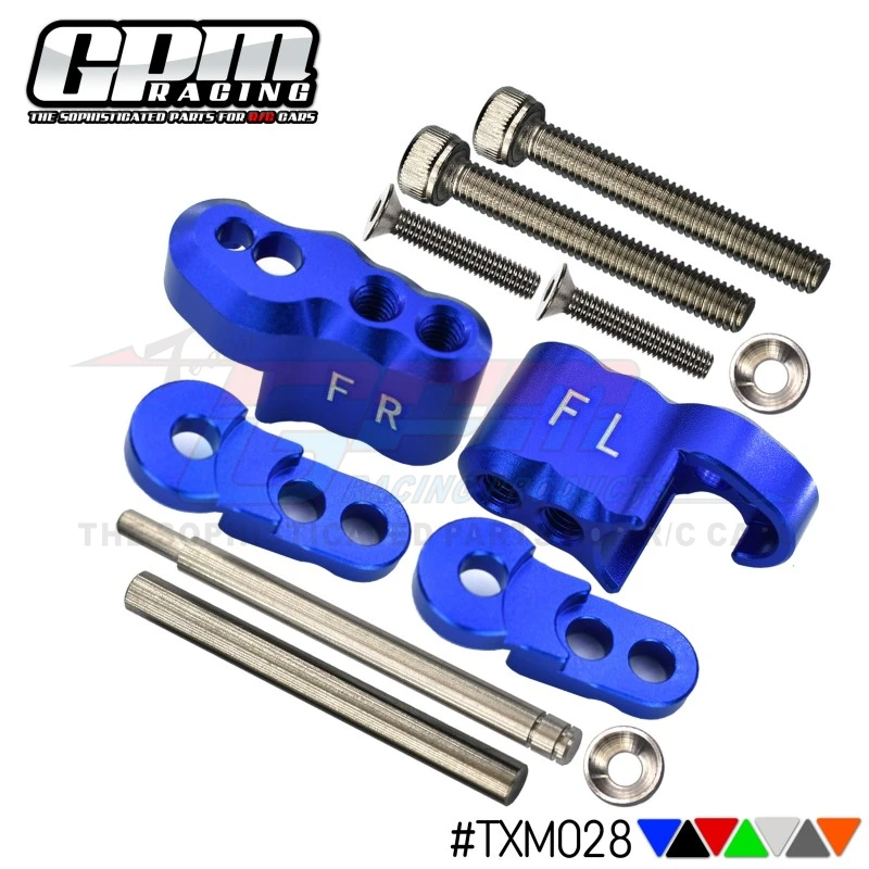 

GPM Aluminium Front Adjustable Shock Mount For TRAXXAS 1/5 X-MAXX 6S/8S