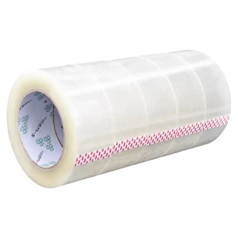 70 متر طول × 4.5 سنتيمتر عرض عالية شفافة واضحة التعبئة الشريط دائم لاصق قوي اكسبرس اللوجستية ختم الشريط