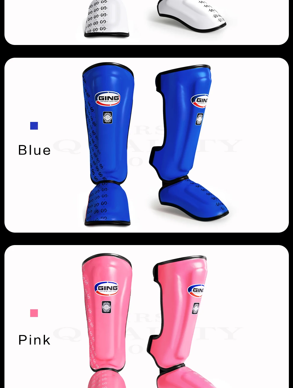 Boxen Beinschutz Muay Thai Knöchelschutz MMA Kickboxen Schienbeinschoner Verstärkte Sparring-Kampfausrüstung Knöchelschützende Leggings – Detail 9